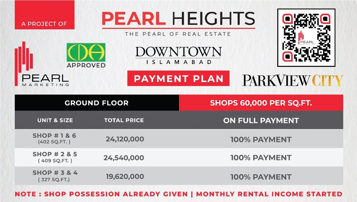 Pearl Heights Shops payment plan